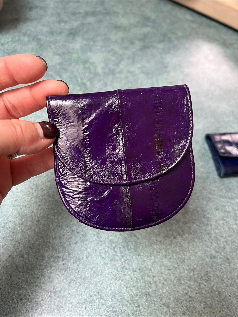 Eel Skin Mini Wallets - Picture 6 of 12